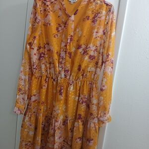 Floral Long Sleeve Dress